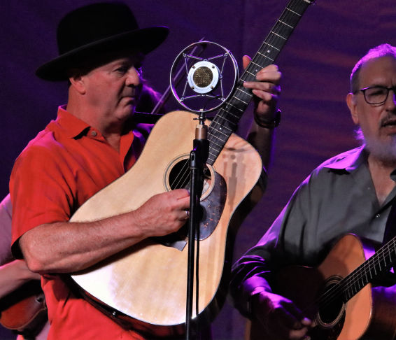 Mark with David Bromberg