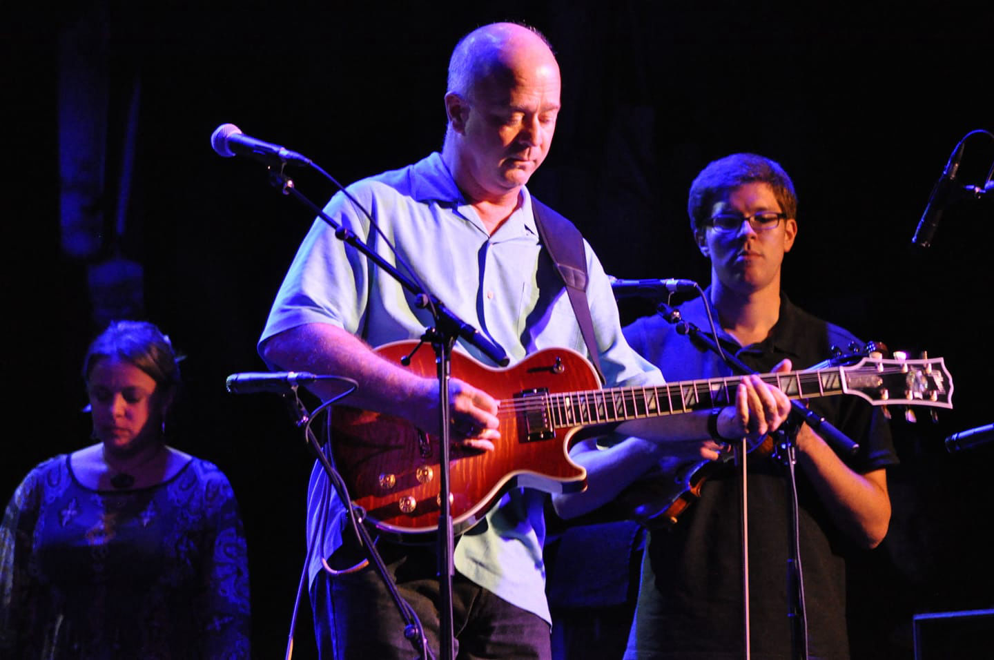 Mark with David Bromberg